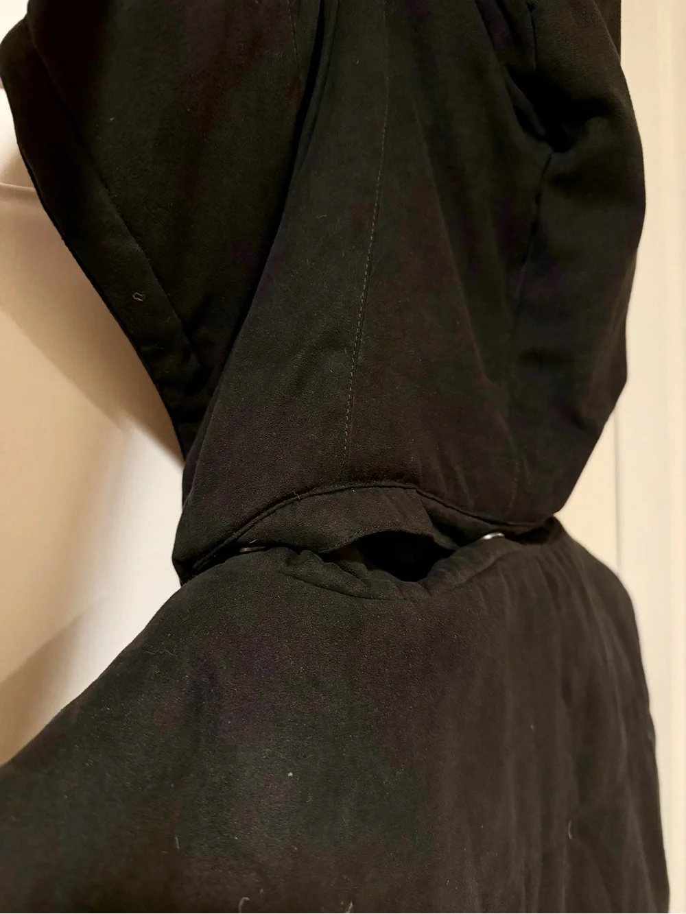 ExOfficio Black Quilted Women's Vest with Detachable Hood Cozy Warm XL Puffer